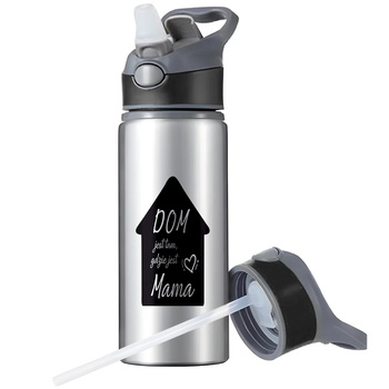 MUG SPORTS BOTTLE WATER BOTTLE WITH STRAW WITH HANDLE SURVIVAL