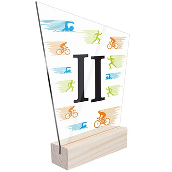2 miejsce Statuetka sportowa triathlon