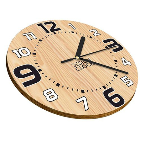WALL CLOCK, WOODEN LOFT, MODERN