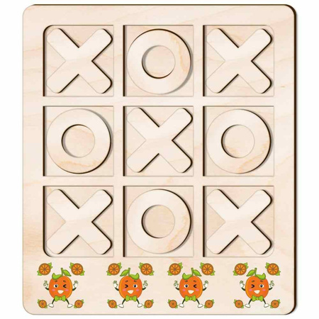 TIC TACK TOE GAME ORANGE ORANGES