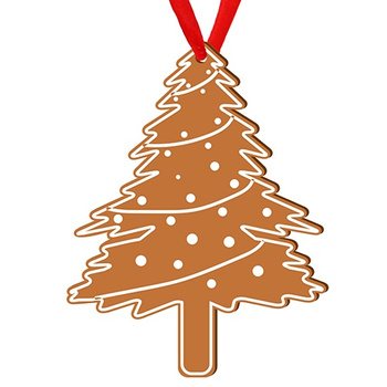 Wooden bauble for the Christmas tree