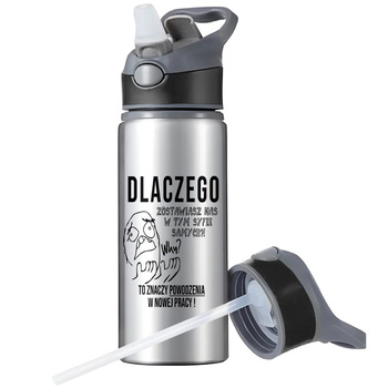 MUG SPORTS BOTTLE WATER BOTTLE WITH STRAW WITH HANDLE SURVIVAL