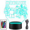  ROBLOX 3D LED NIGHT LAMP + REMOTE CONTROL