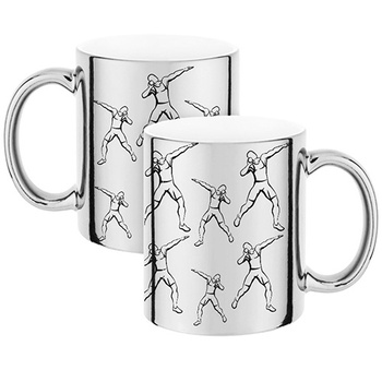 MUG FOR A SHOT PUT COMPETITOR