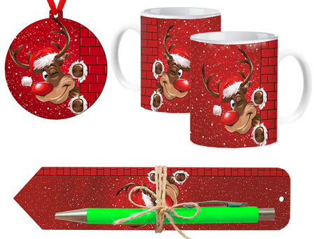 BASKET GIFT SET FOR SANTA'S DAY CHRISTMAS GIFT CHRISTMAS TREE CHRISTMAS BOX