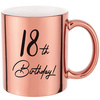 18th BIRTHDAY pink mirror mug