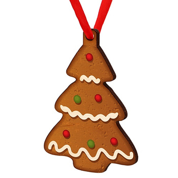 Wooden bauble for the Christmas tree