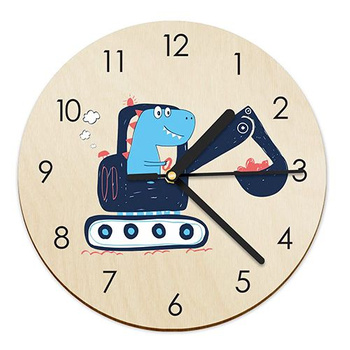 WOODEN WALL CLOCK FOR CHILDREN