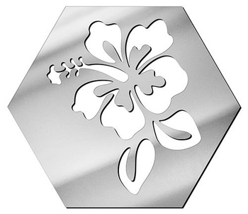 MIRROR DECORATIVE PANEL FOR THE WALL HEXAGON