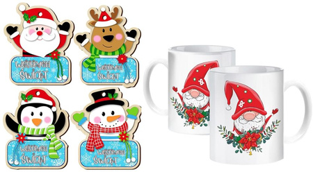 BASKET GIFT SET FOR SANTA'S DAY CHRISTMAS GIFT CHRISTMAS TREE CHRISTMAS BOX