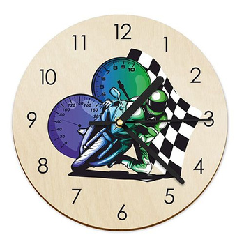 WOODEN WALL CLOCK FOR CHILDREN