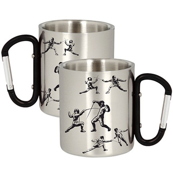 METAL MUG FOR A FENCERS FENCING