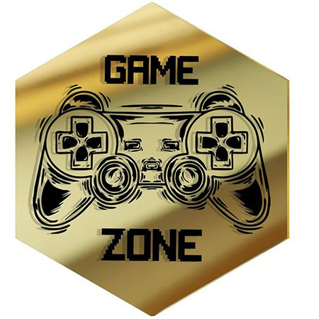  MIRROR DECORATIVE PANEL FOR THE WALL HEXAGON 
