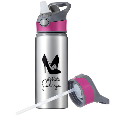 MUG SPORTS BOTTLE WATER BOTTLE WITH STRAW WITH HANDLE SURVIVAL 