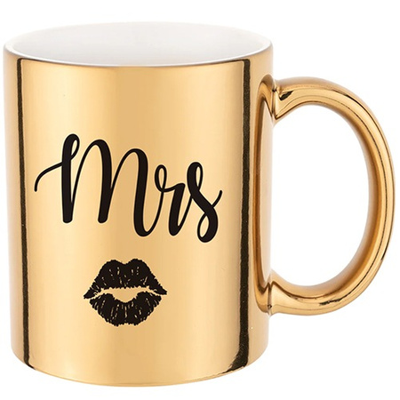 MRS gold mirror mug