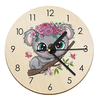 WOODEN WALL CLOCK FOR CHILDREN