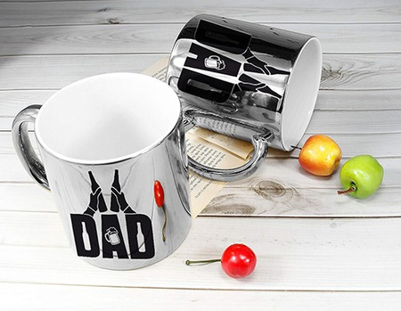 Kubek srebrny lustrzany DAD