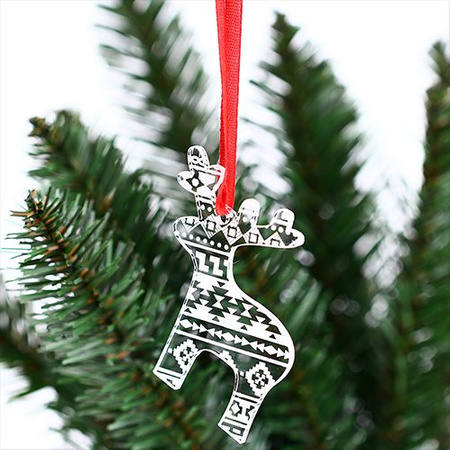 Acrylic bauble for the Christmas tree