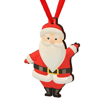 Wooden bauble for the Christmas tree