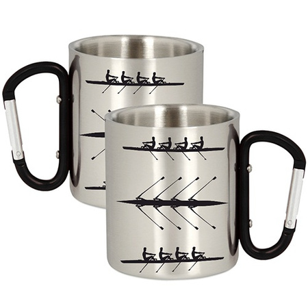 METAL MUG FOR A ROWER ROWING