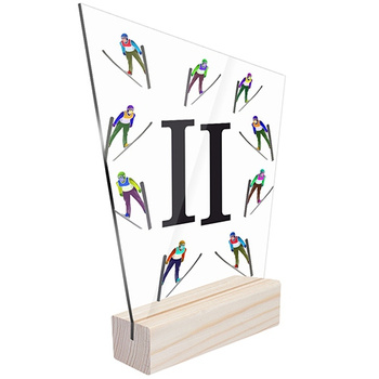 2nd place Sports statuette ski jumping for a ski jumper