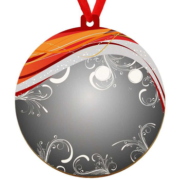 Wooden bauble for the Christmas tree