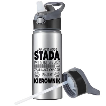 KUBEK BIDON SPORTOWY BUTELKA NA WODĘ SŁOMKĄ UCHWYTEM SURVIVAL