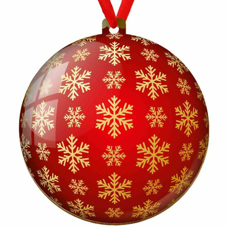 Wooden bauble for the Christmas tree