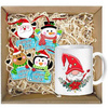 BASKET GIFT SET FOR SANTA'S DAY CHRISTMAS GIFT CHRISTMAS TREE CHRISTMAS BOX
