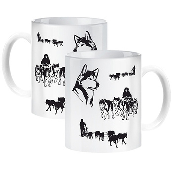 DOG SLEED RACING MUG FOR A COMPETITOR