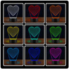  LED HEART 3D NIGHT LAMP + REMOTE