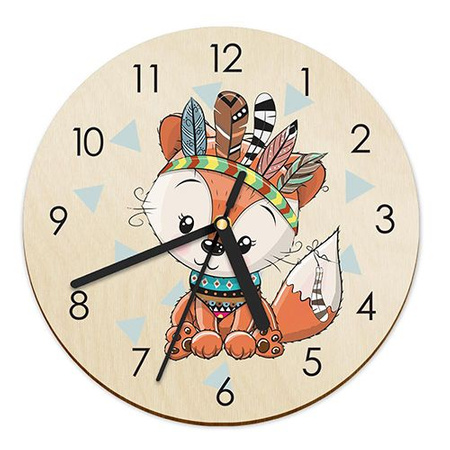 WOODEN WALL CLOCK FOR CHILDREN