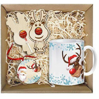 BASKET GIFT SET FOR SANTA'S DAY CHRISTMAS GIFT CHRISTMAS TREE CHRISTMAS BOX