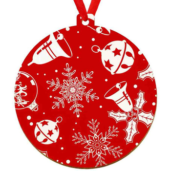 Wooden bauble for the Christmas tree