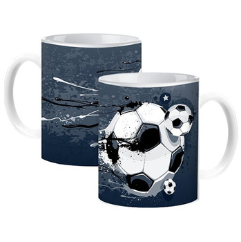 Football sports mug for a footballer