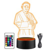 POPE JOHN PAUL II 3D LED NIGHT LAMP + REMOTE
