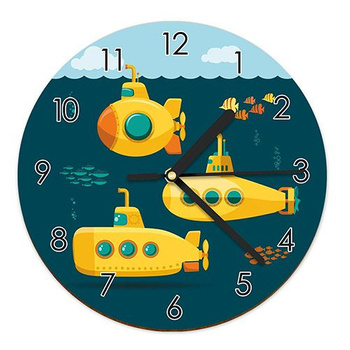 WOODEN WALL CLOCK FOR CHILDREN