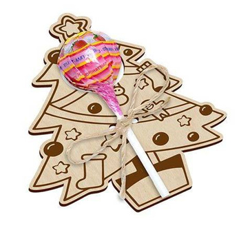 SANTA'S GIFT SANTA CHRISTMAS TREE FOR A LOLLY