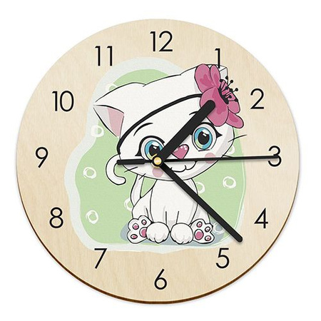 WOODEN WALL CLOCK FOR CHILDREN