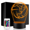  LED NIGHT LAMP VOLLEYBALL 3D BALL + REMOTE