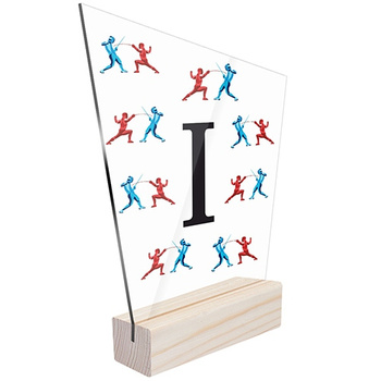 1st place Sports fencing statuette for a fencer