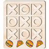 TIC TACK TOE GAME PIZZA AND HAMBURGER