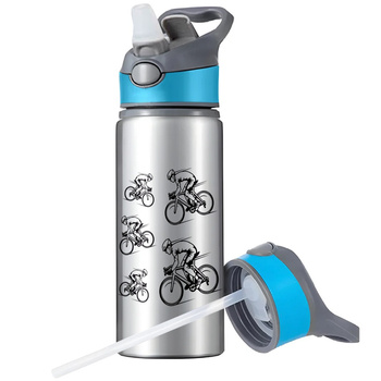 MUG SPORTS BOTTLE WATER BOTTLE WITH STRAW WITH HANDLE SURVIVAL