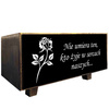 FLOWER POT FOR GRAVE ALL SAINTS CEMETERY HEART CROSS CANDLE