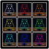  LED NIGHT LAMP CAPYBARA 3D ANIMAL + REMOTE