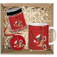 BASKET GIFT SET FOR SANTA'S DAY CHRISTMAS GIFT CHRISTMAS TREE CHRISTMAS BOX