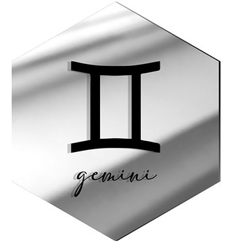 MIRROR DECORATIVE PANEL FOR THE WALL HEXAGON