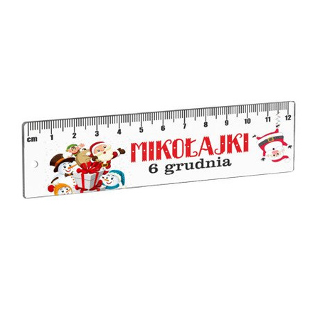 Ruler gift for santa claus christmas tree