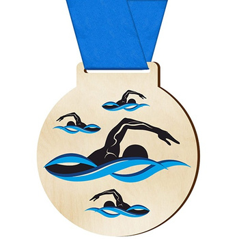 Medal sportowy pływanie dla pływaka