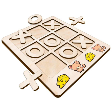 TIC TACK TOE GAME MOUSE AND CHEESE